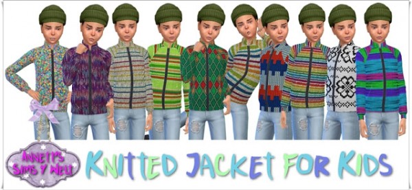 Annett`s Sims 4 Welt: Knitted Jacket