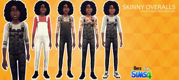  Onyx Sims: Skinny Overalls