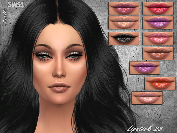  The Sims Resource: Lipstick 23 by Sintiklia