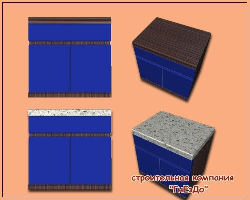  Sims 3 by Mulena: Kitchen furniture Forget Me