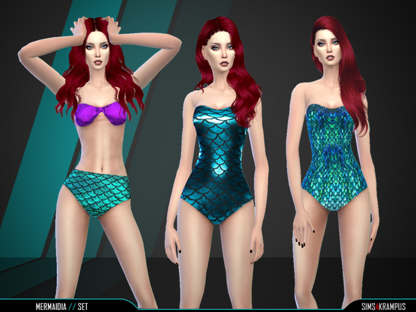  The Sims Resource: Mermaidia Set by SIms4Krampus