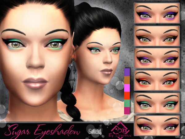  The Sims Resource: Sugar Eyeshadow by Devirose