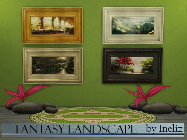  The Sims Resource: Fantasy landscape by Ineliz