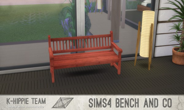  Mod The Sims: 7 Benches   Old Wood Serie   volume 1 by Blackgryffin