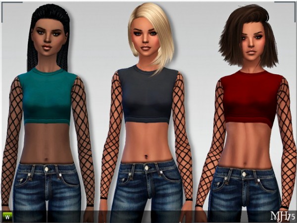  NY Girl Sims: Cool Net Tops
