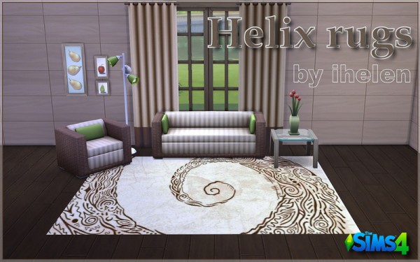  Ihelen Sims: Helix rugs