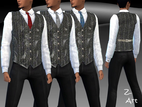  The Sims Resource: Smart suit by Zuckerschnute20