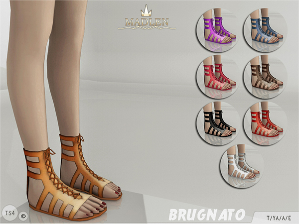  The Sims Resource: Madlen Brugnato Shoes by MJ95