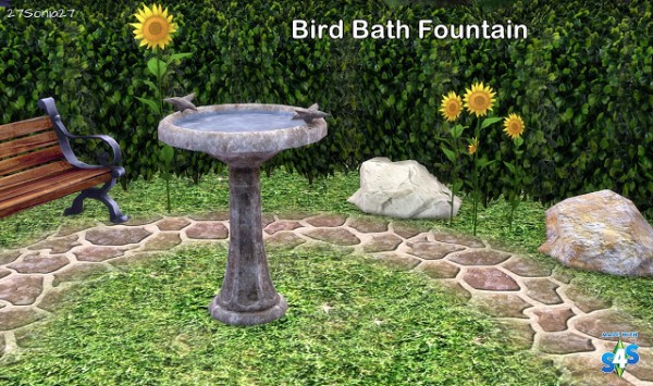  27Sonia27: Bird Bath Fountain