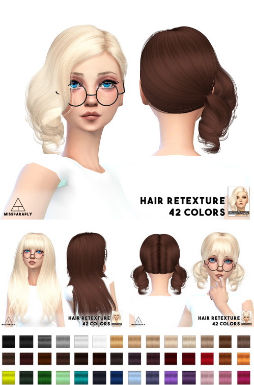  Miss Paraply: Hair retexture   Alesso hairs