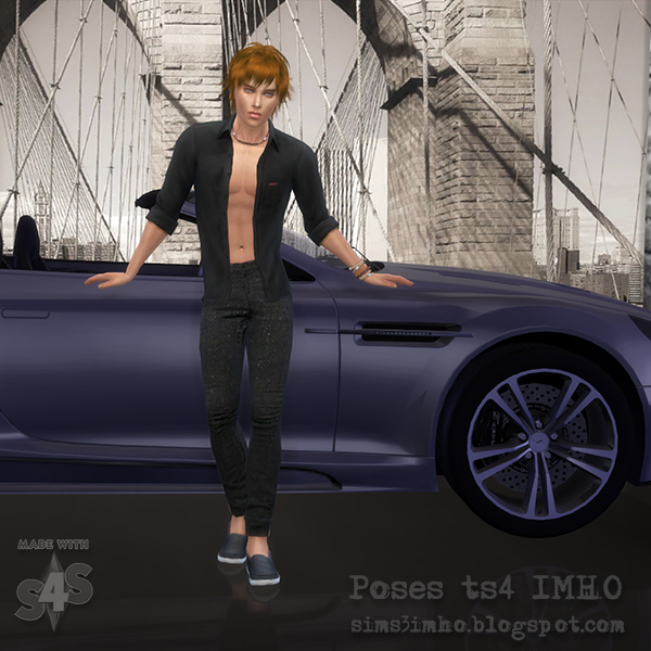  IMHO Sims 4: 9 Male Poses #04