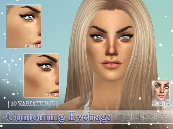  The Sims Resource: Contouring Eyebags | N07 by PralineSims