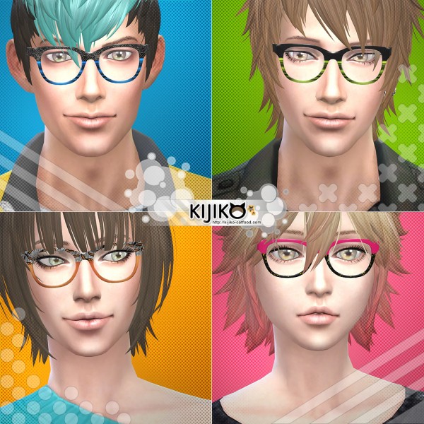  Kijiko: Semi Square Eyeglasses
