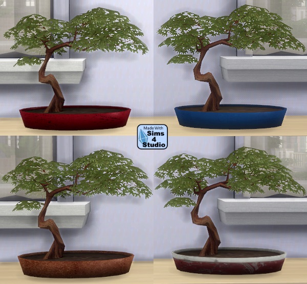  Sims 4 Studio: Bonsai Tree by OM