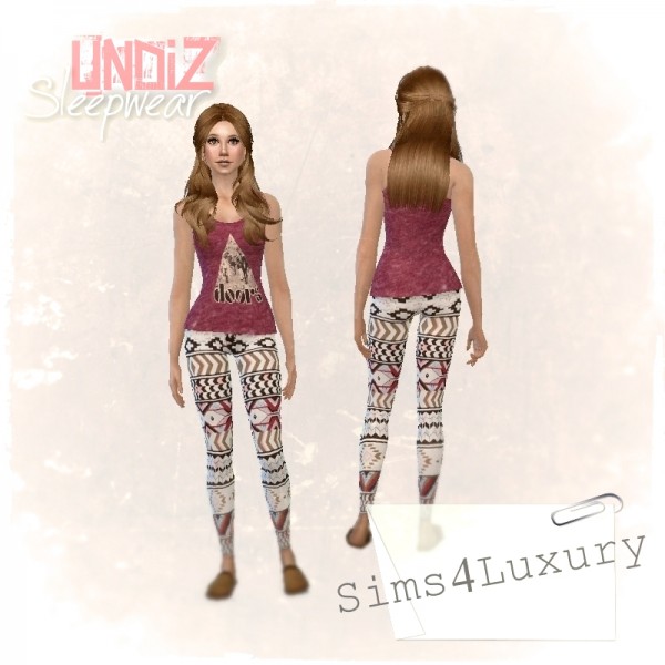  Sims4Luxury: Homewear Set 3