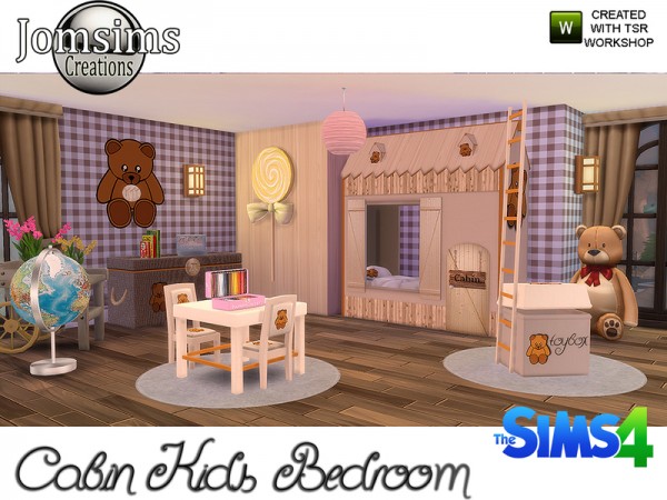  The Sims Resource: Cabin Kids bedroom by jomsims