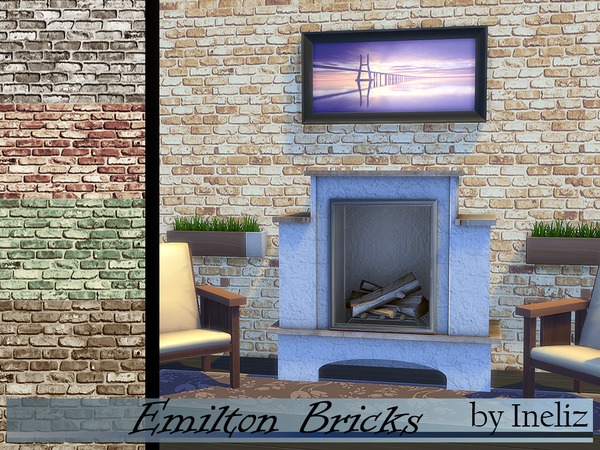  The Sims Resource: Emilton bricks by Ineliz