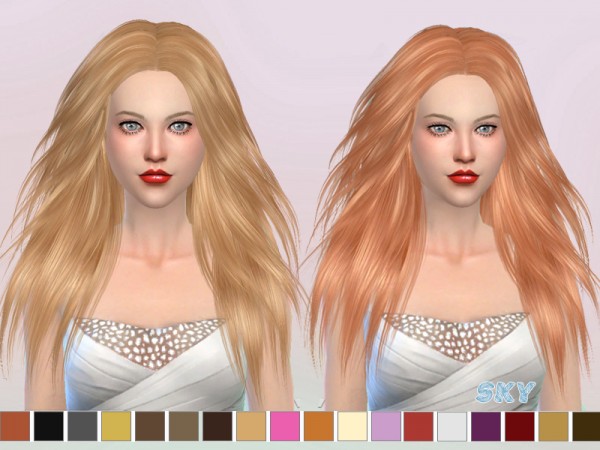  The Sims Resource: Skysims Hair 271 Jany