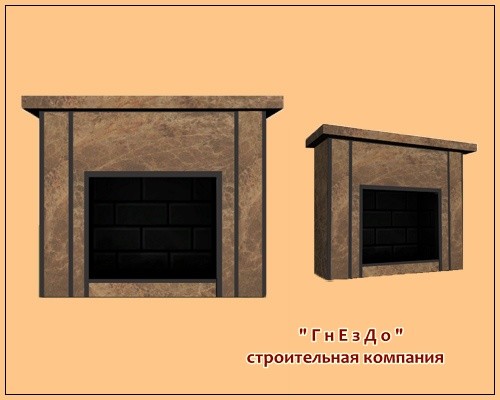  Sims 3 by Mulena: Fireplace Reliable stone