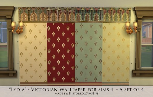  History Lovers Sims Blog: Lydia   Victorian Wallpaper