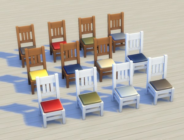  Mod The Sims: Mega Dining Chair Recolours/Override by plasticbox