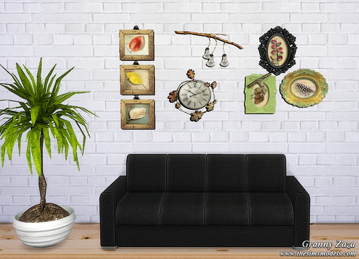 The Sims Models: Wall Stickers by Granny Zaza
