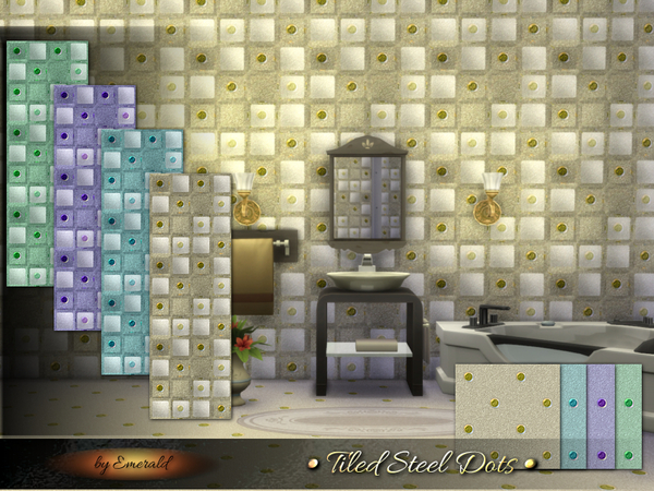  The Sims Resource: Tiled steel dots