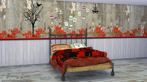  The Sims Models: Walls for TS4 by Granny Zaza