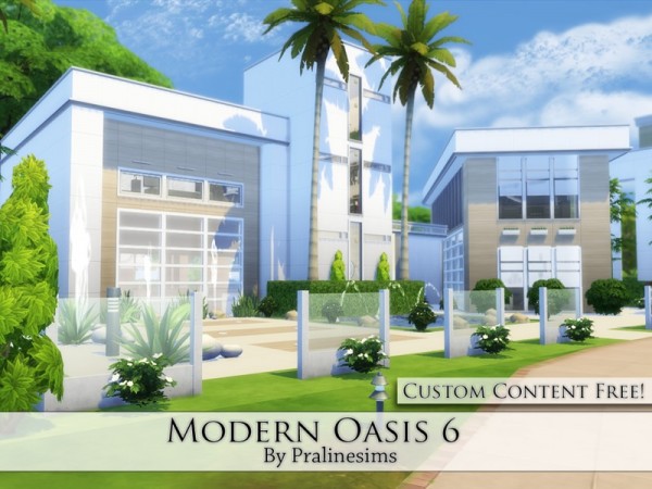  The Sims Resource: Modern Oasis 6 by PralineSims
