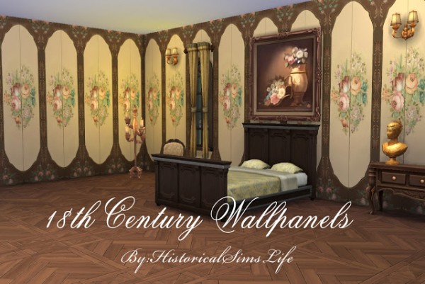  History Lovers Sims Blog: 18th Century Wallpanels
