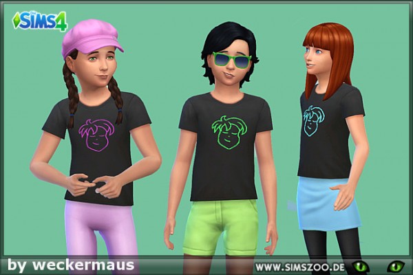  Blackys Sims 4 Zoo: T Shirt 1 by weckermaus
