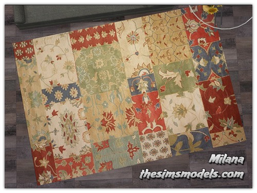  The Sims Models: Carpets for TS4 by Milana