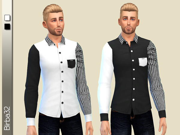  The Sims Resource: Modern Man Shirt by Birba32