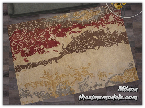  The Sims Models: Carpets for TS4 by Milana