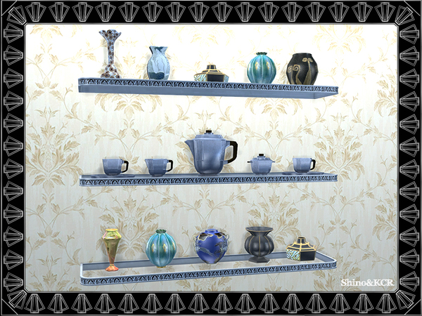  The Sims Resource: Art Deco Clutter by ShinoKCR