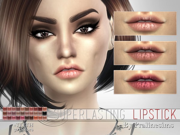  The Sims Resource: Superlasting Lipstick N22 by Pralinesims