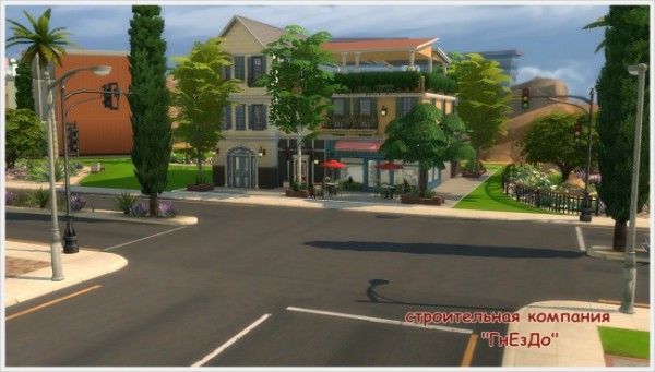  Sims 3 by Mulena: Around the corner coffe shop