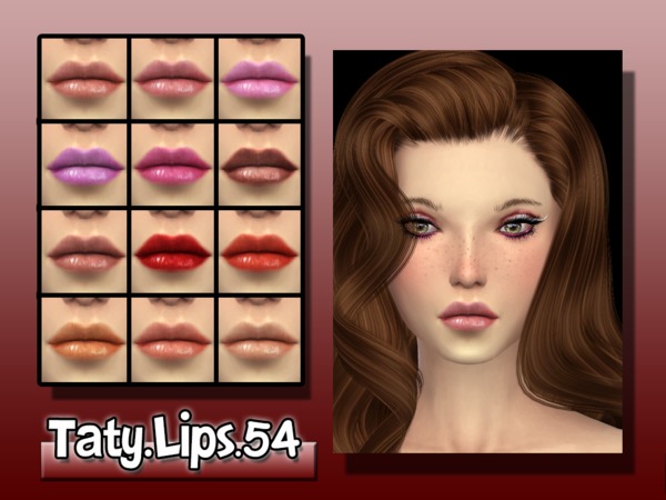  The Sims Resource: Lips 54 by Taty