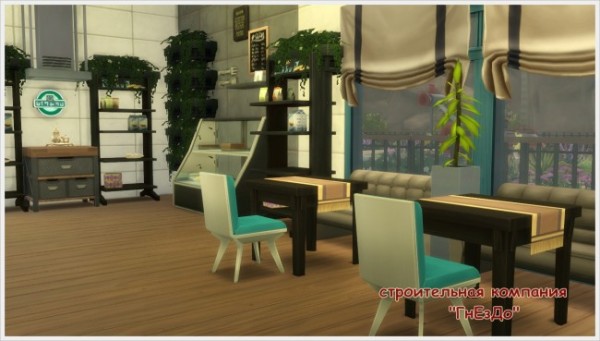  Sims 3 by Mulena: Around the corner coffe shop