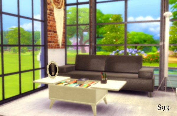  The Stories Sims Tell: Black and White Oval Frames