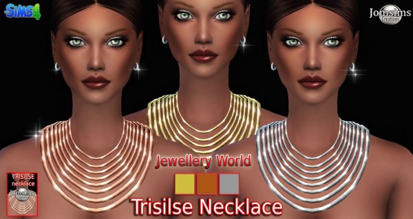  Jom Sims Creations: Trisilse collier