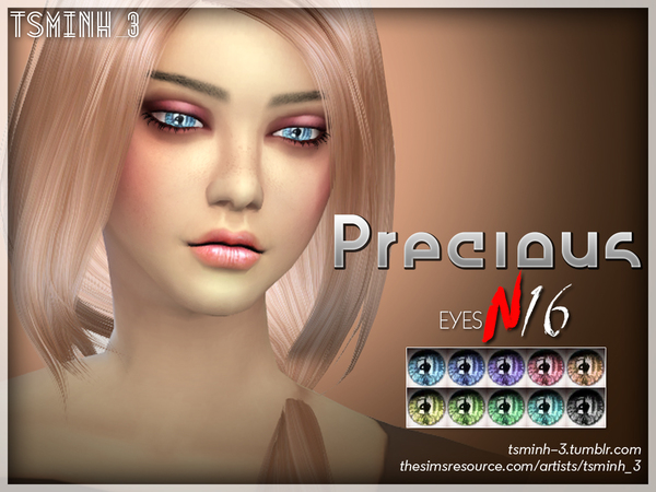  The Sims Resource: Precious Eyes by tsminh 3