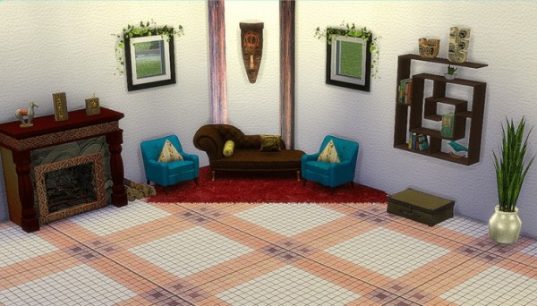  Sims 4 Designs: Mixed Tile Flooring
