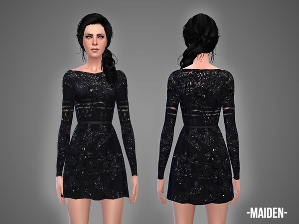  The Sims Resource: Maiden dress by April