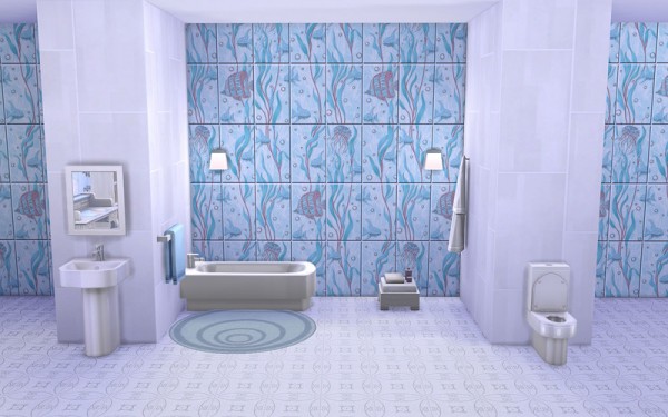  Ihelen Sims: Fishes Walls & Floors