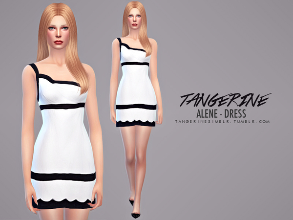  The Sims Resource: Alene   Dress by tangerinesimblr