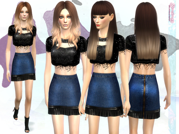  The Sims Resource: Chiara Outfit by Simsimay
