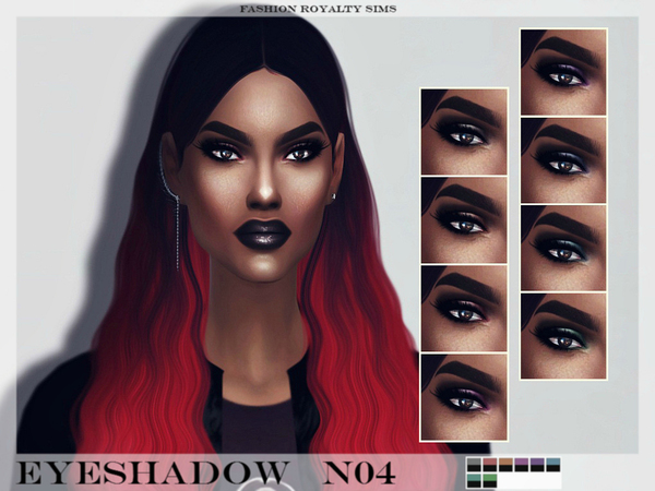  The Sims Resource: Eyeshadow N04 by Fashion Royalty Sims