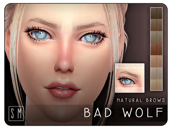  The Sims Resource: Bad Wolf   Natural Brows