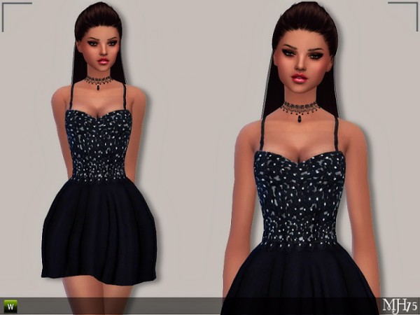  Sims Addictions: Metens Dress by Margies Sims